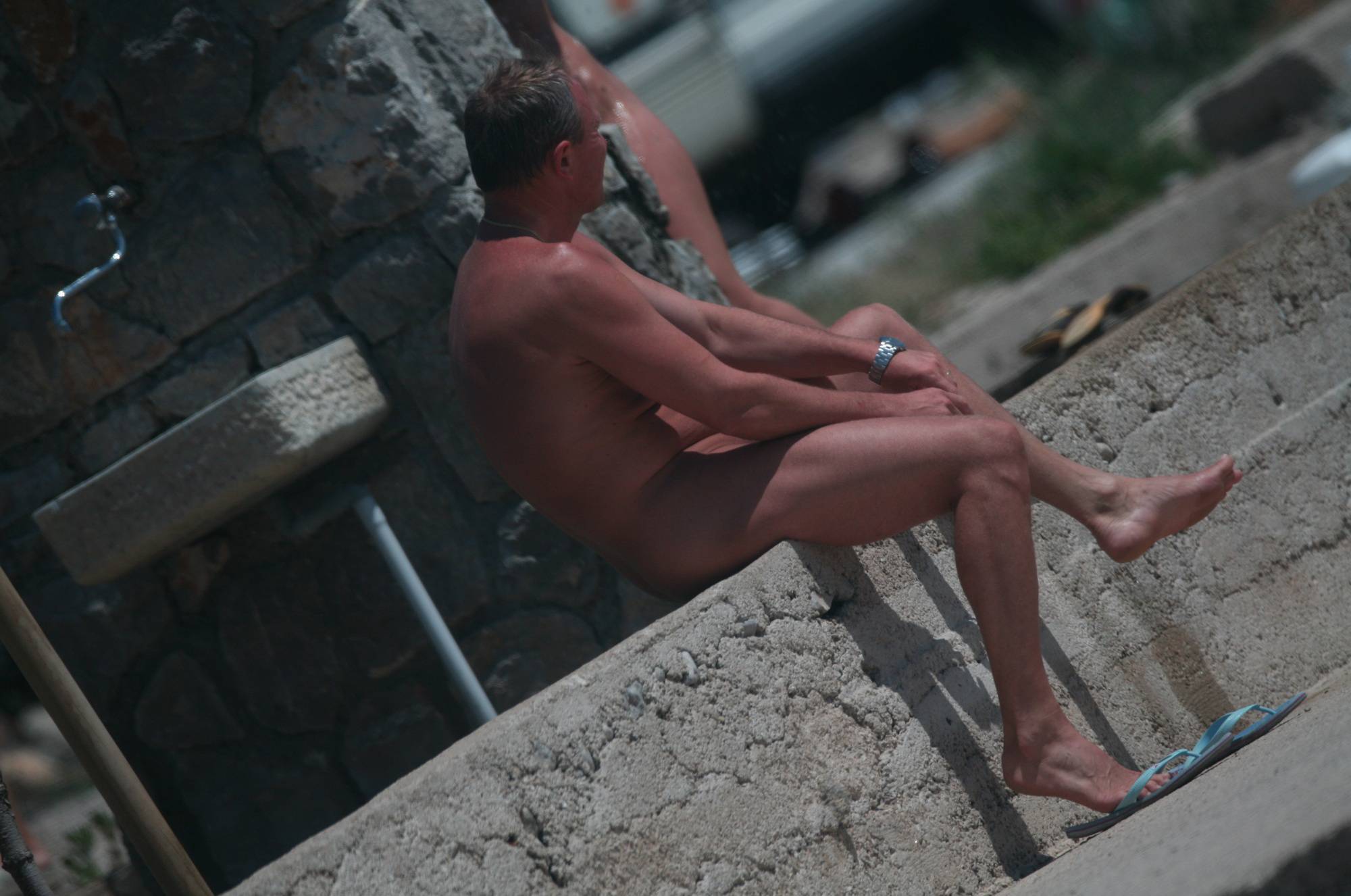 Cove Public Shower Scene - Celebrating Nudist Girls Embracing Nature - 1